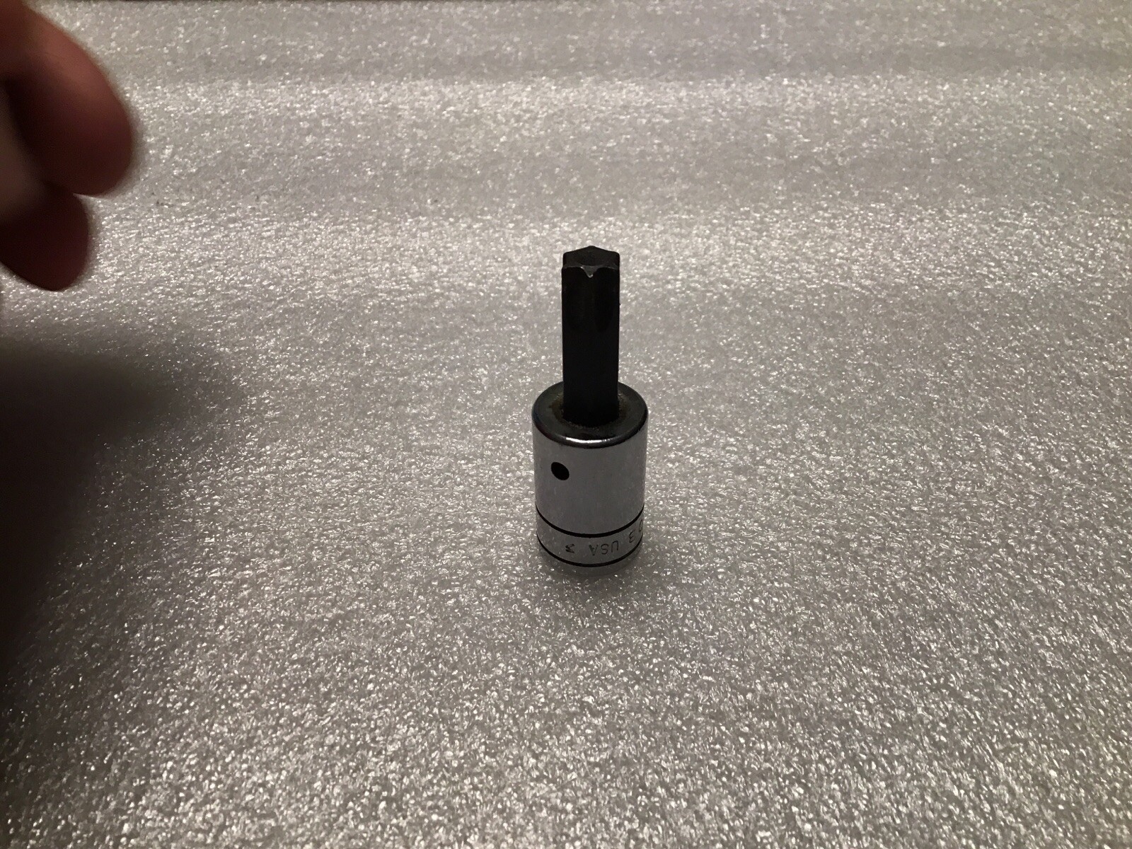 Snap-on#FTX50B – Chrome, 3/8″ drive, T50 TORX bit socket-USA-Nice!🇺🇸🇺🇸