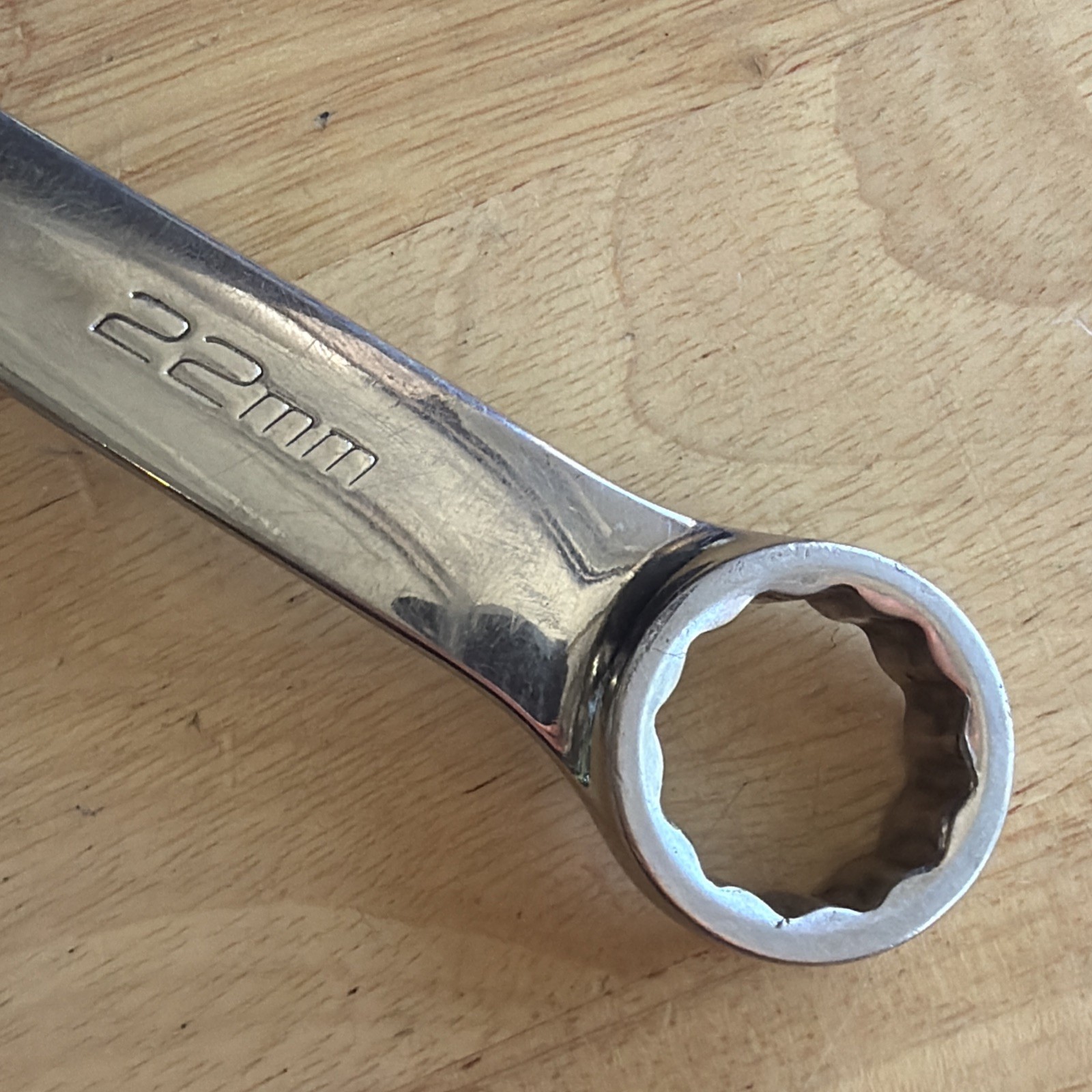 Snap On Tools 22mm Combination Wrench Flank Drive Plus SOEXM22 USA READ!