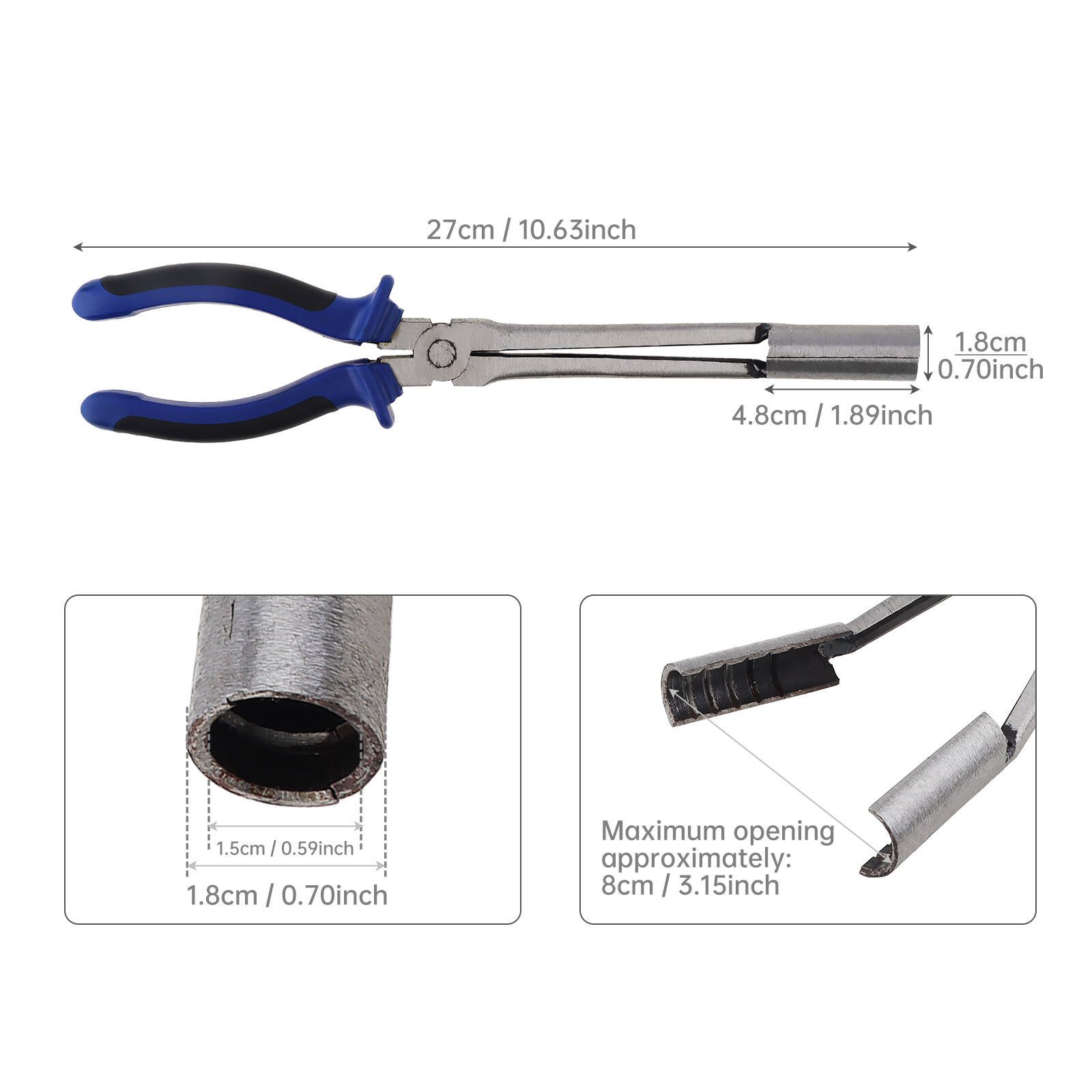 Spark Plug Wire Removal Pliers Tool, High Voltage Cable Clamp, Boot Removal Tool