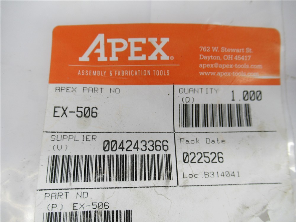 Apex EX-506 , 3/4″ Female x 1/2″ Male Socket Adapter , 2″ OAL
