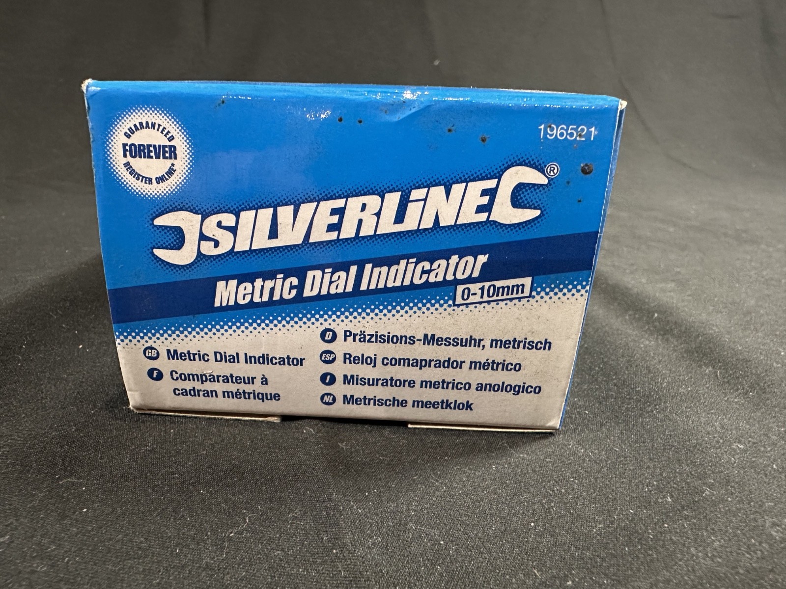 Metric Dial Indicator 0-10mm Silverline 196521 Boxed