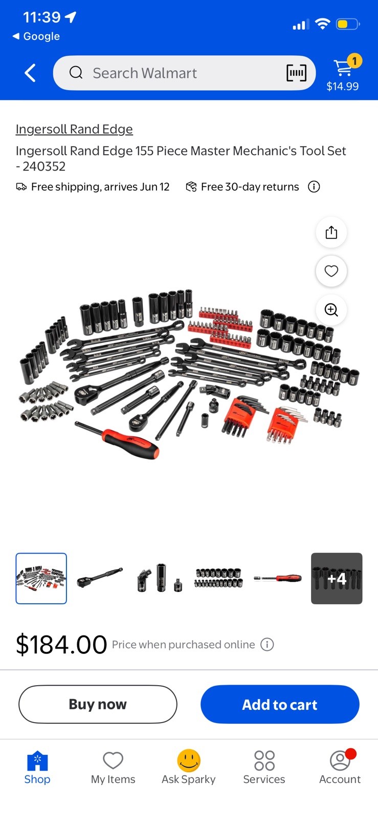 Ingersoll Rand 155 Piece Socket Set