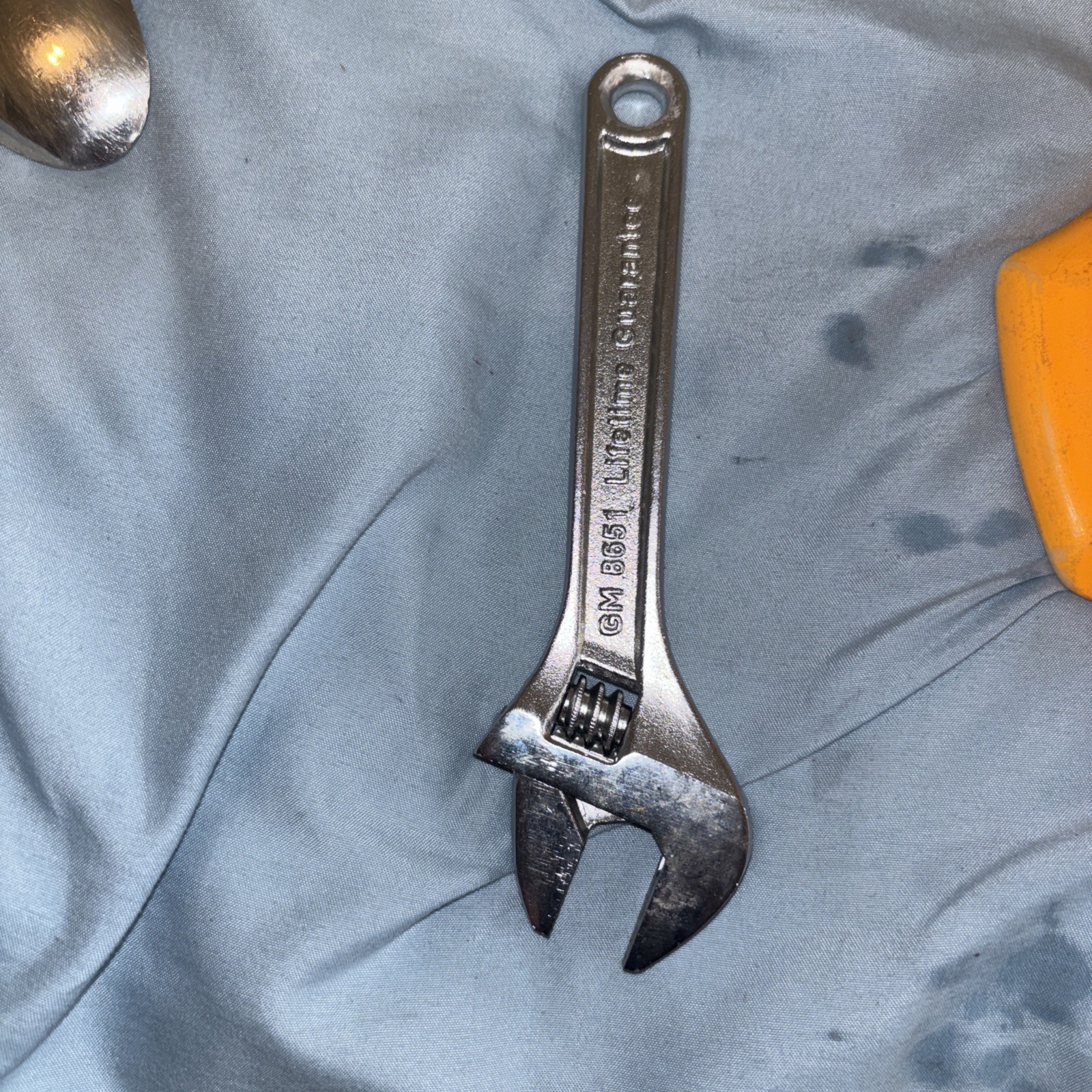 Crescent Wrench 6in Power Tourque GM 8551 Life Time Wattent