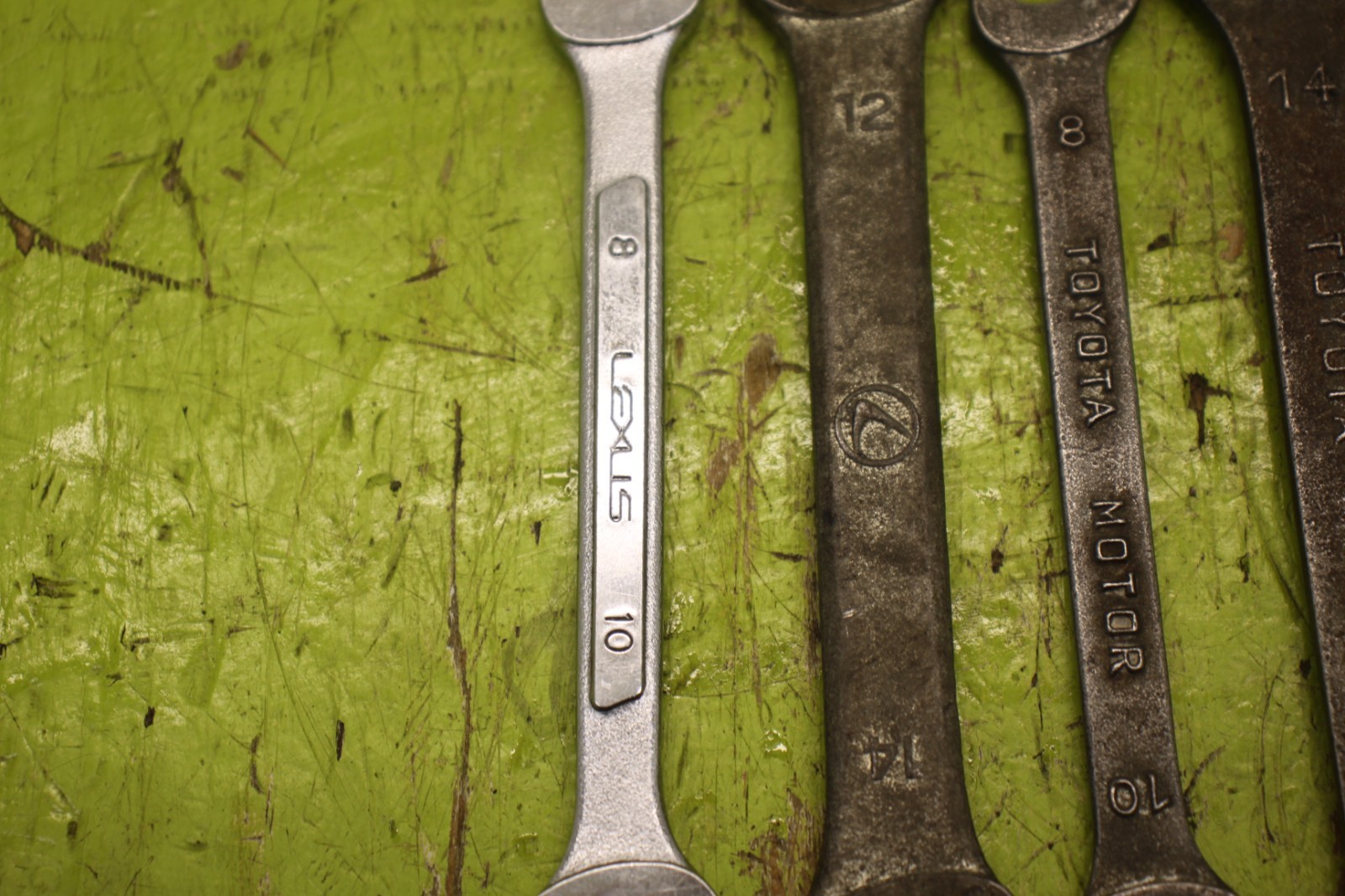 Toyota Lexus Wrenches Open End 8mm 10mm 14mm 17mm Original OEM Set of 4