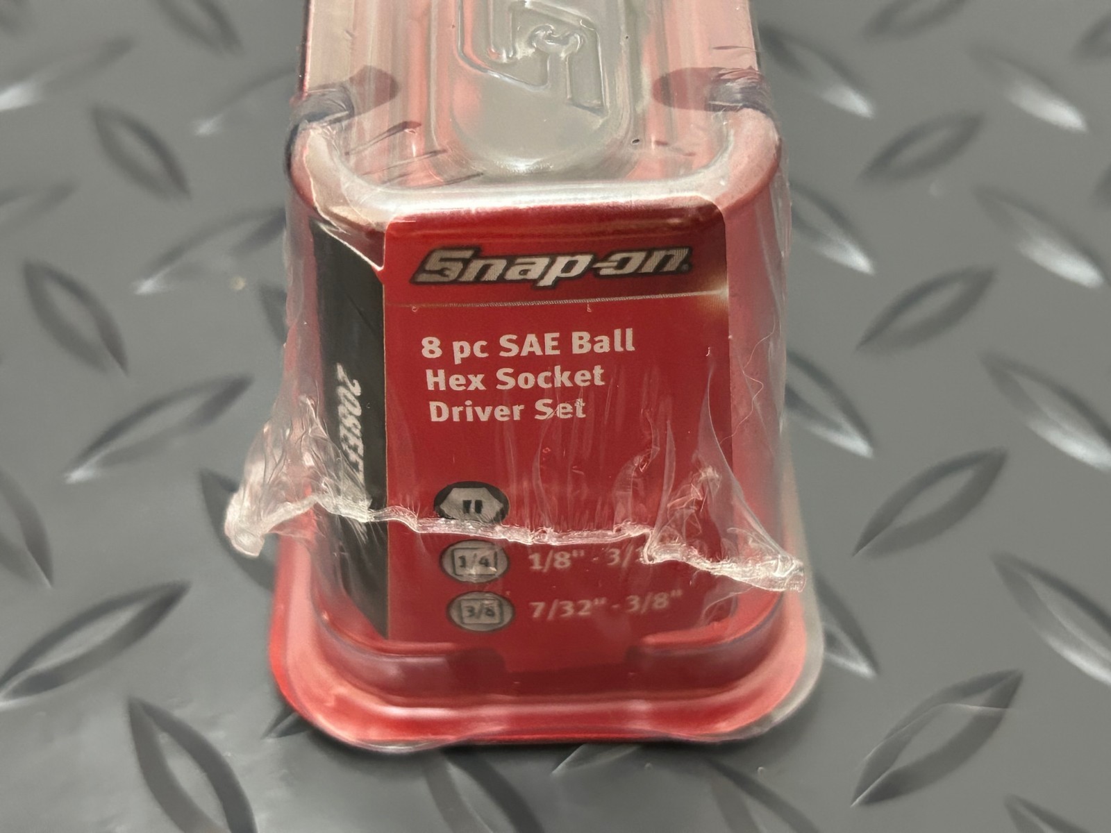 Snap-on 1/4″ 3/8″ drive 1/8″ – 3/8″ ball-end Hex Socket Driver Set 208EFTABY New