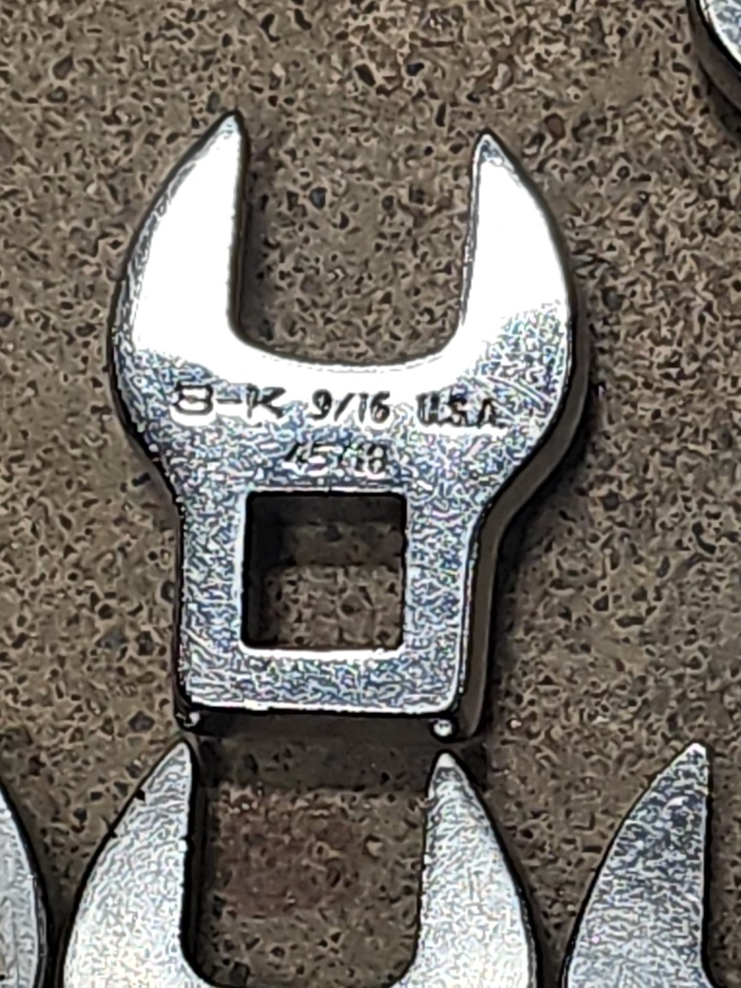 Sk Tools Set Of Crowfeet 5- 3/8 Drive Crowfoot Wrench + 2 Others