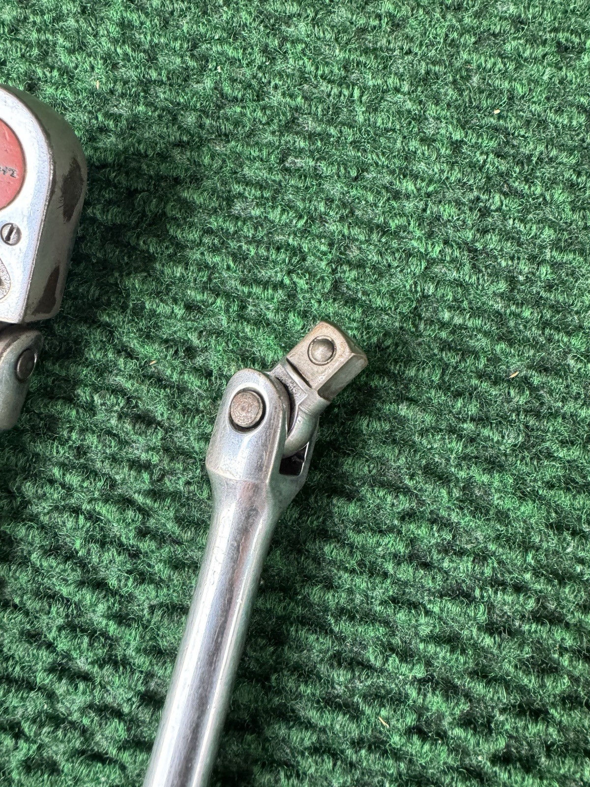Snap On 3/8 Drive 11-1/4” Long Handle Flex Head Ratchet F731 & Breaker Bar F10LB