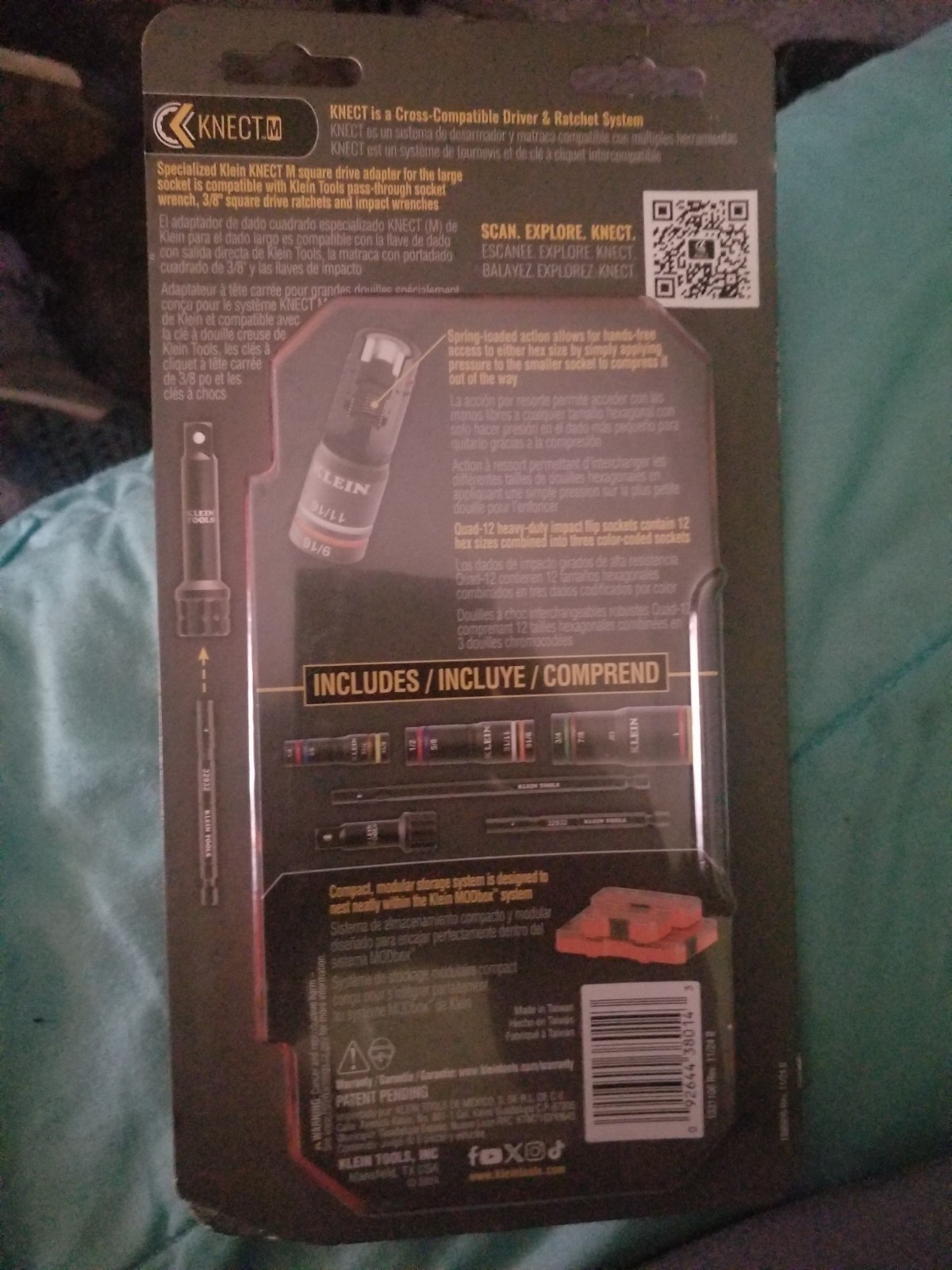 klein tools quad 12-heavy duty impact flip. sockeys