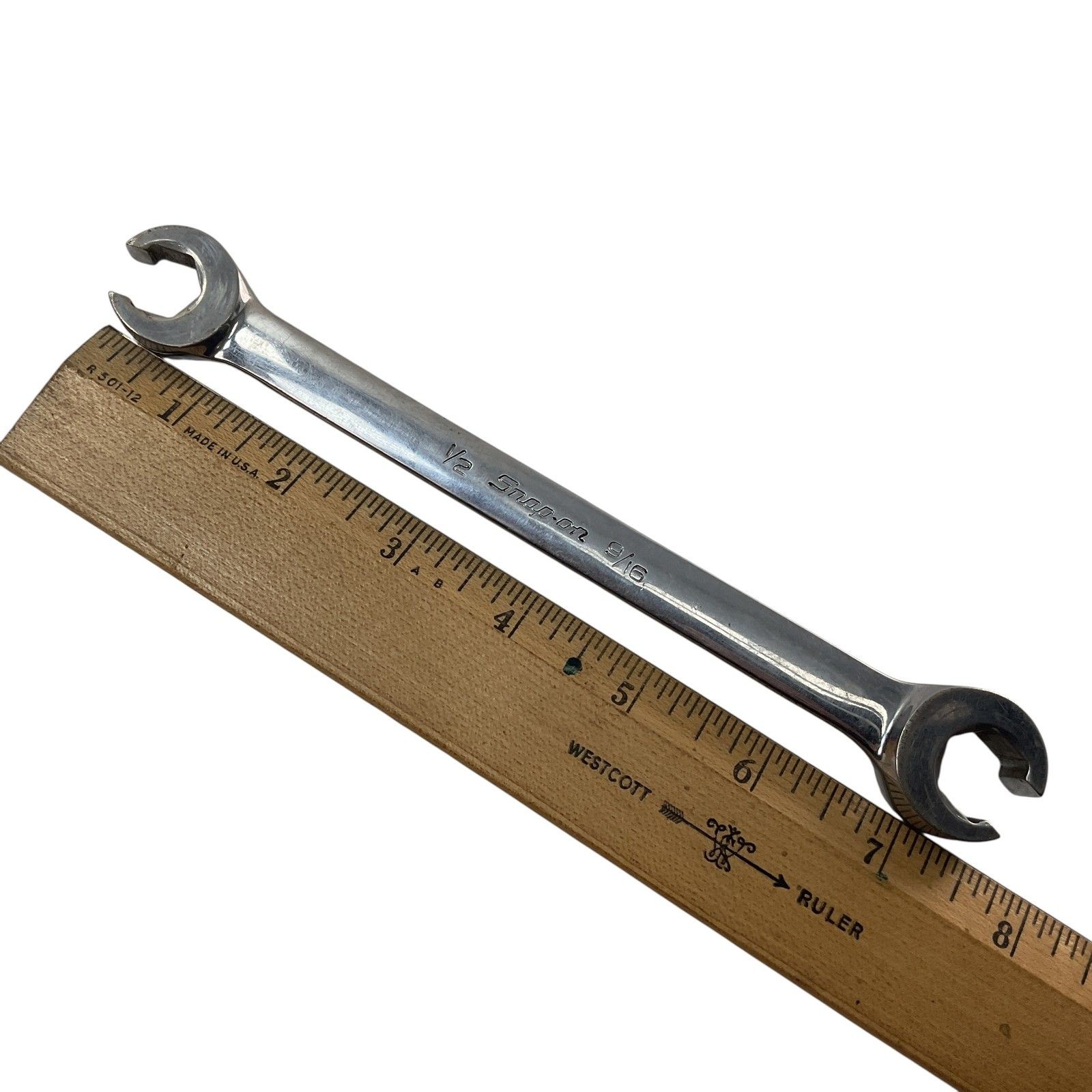 Snap-on Flare Nut Wrench RXFS1618A 1/2″ x 9/16″ As Pictured Professional Tool
