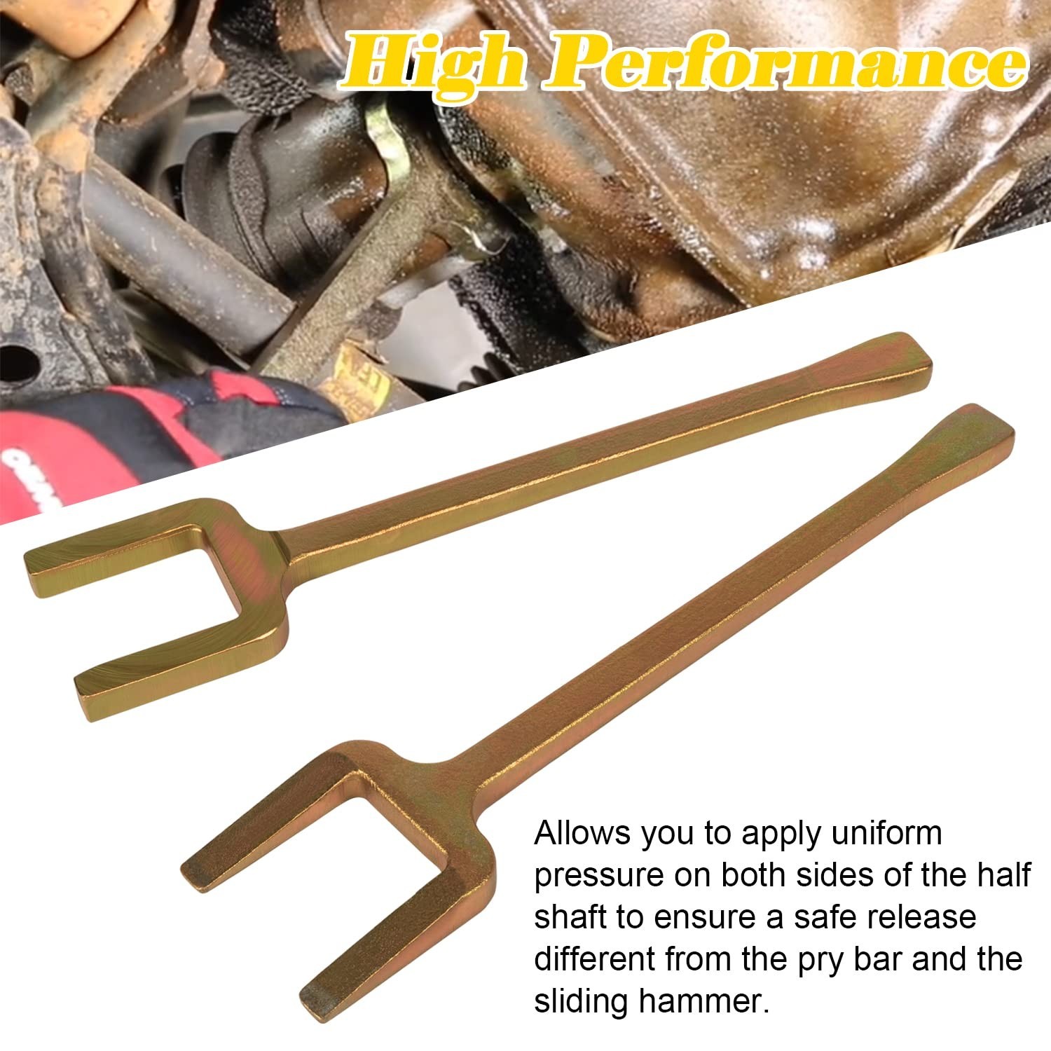 2-Piece Axle Popper Kit – Inner CV Axle Removal Tool Set for Front Wheel Drive V
