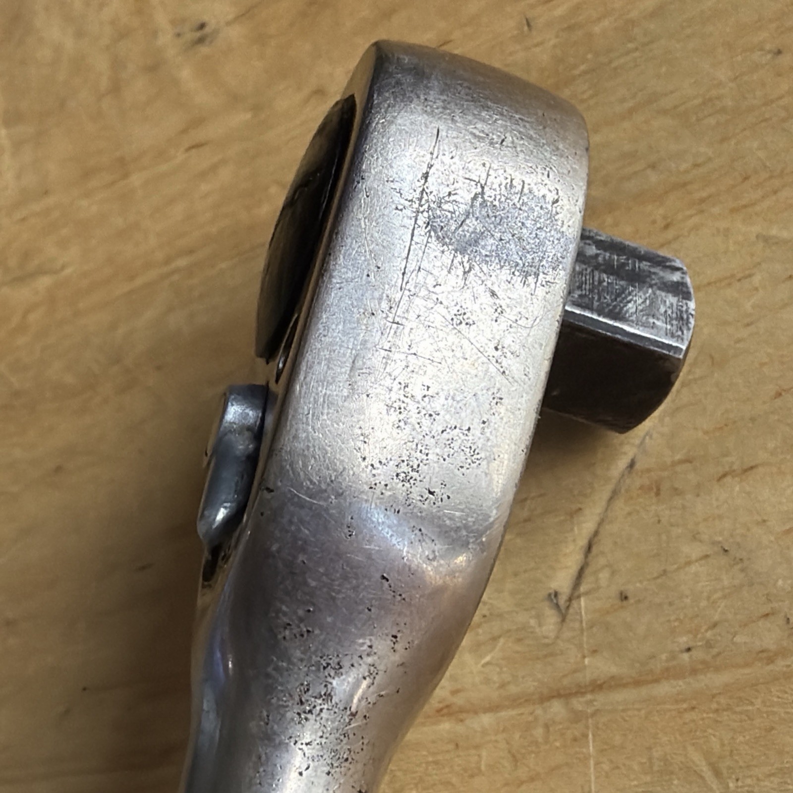 Snap On Tools 10″ Long Ratchet 3/8″ Drive Long Handle FL710B Vtg Made in USA
