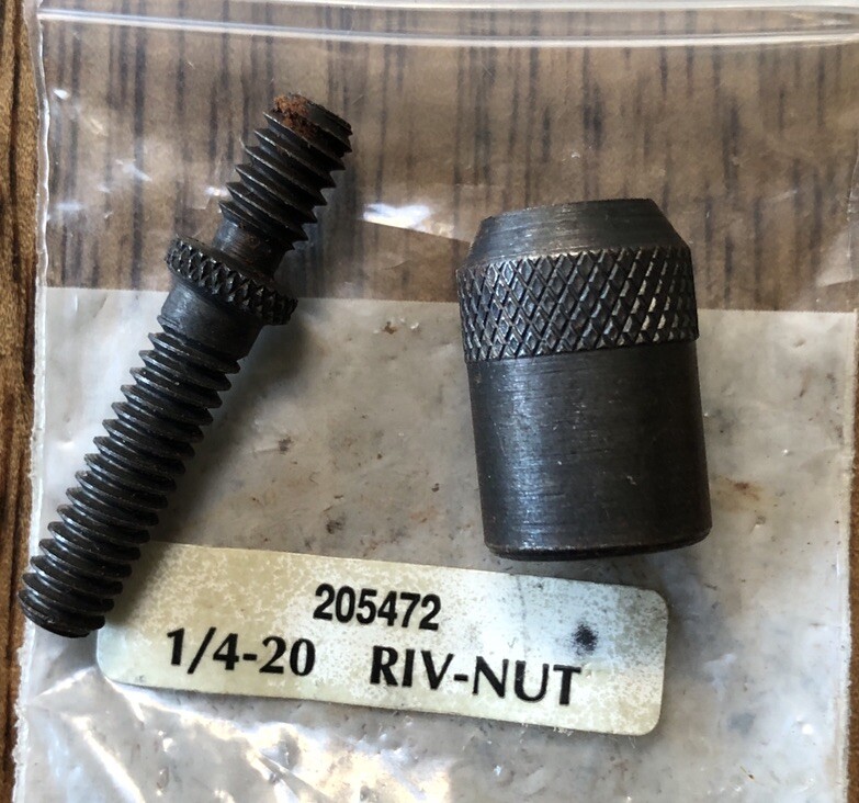 New – Huck Fasteners 205472 Rivnut adaptor 1/4-20 HK 150A Riveter AK 175A alcoa