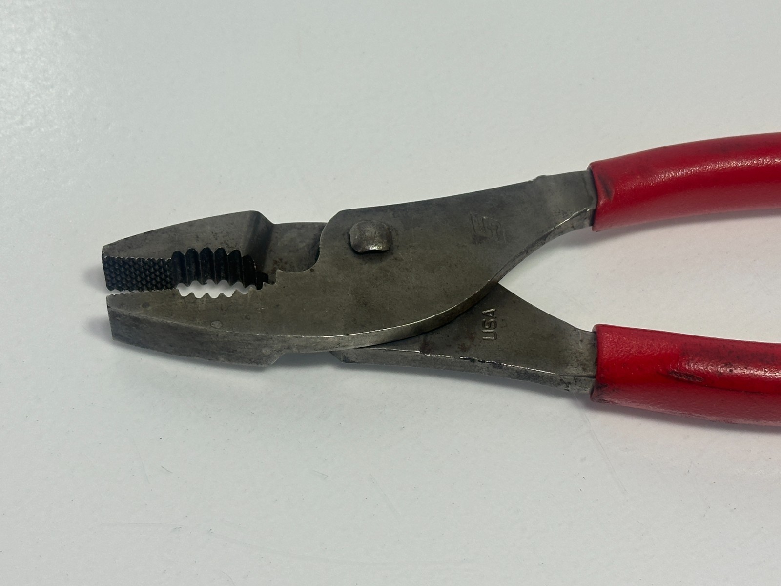 🇺🇸 Snap On Tools USA 8″ Long Talon Grip Combination Slip-Joint Pliers, 47ACF
