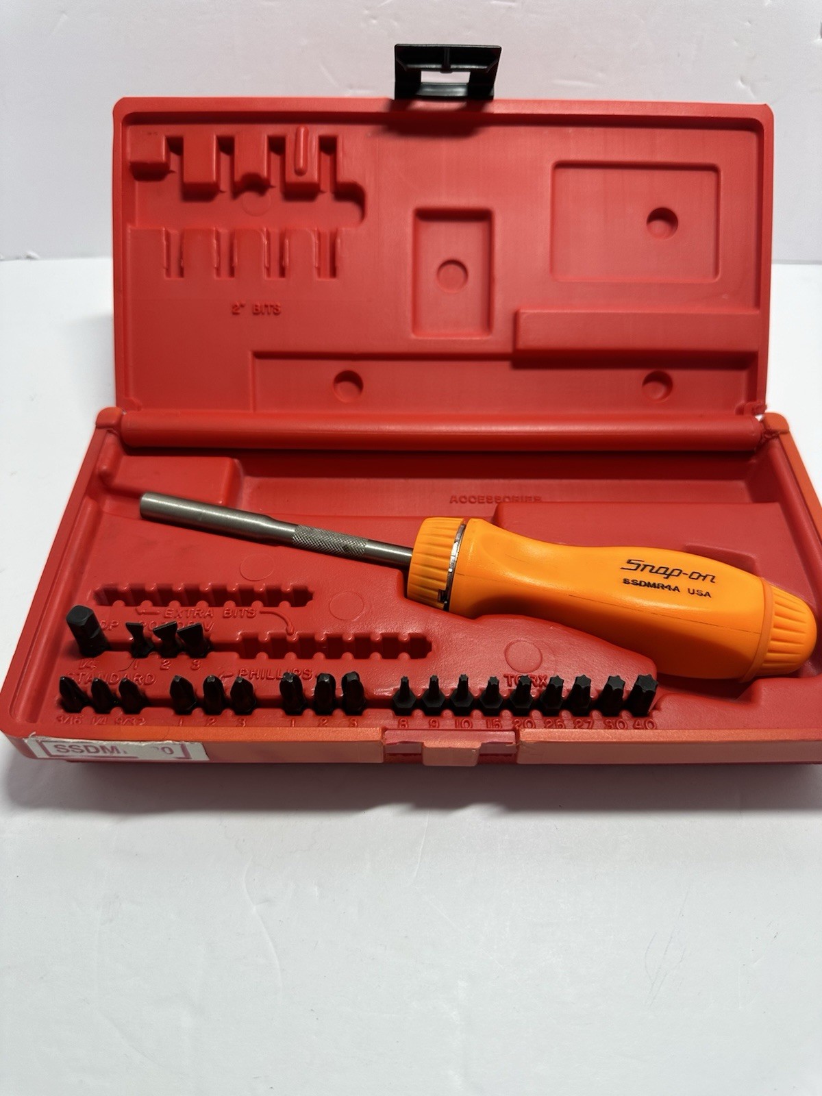 Snap On Ratcheting Screwdriver SSDMR4A-SSDM230 MADE IN USA