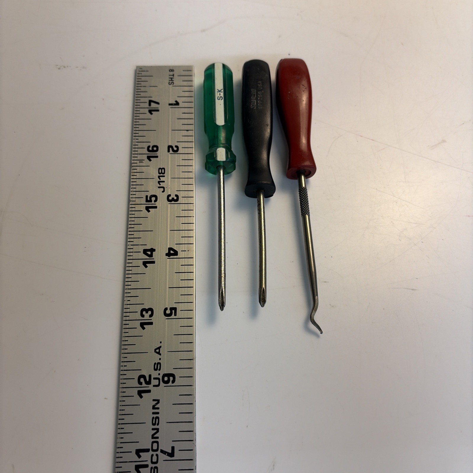 Vintage Snap on SK Precision Screwdrivers Craftsman Pick Set USA 3 Pc