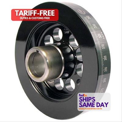 Power Bond PB1012SS, One Black Sbc 6.25In. Steel Harmonic Balancer – Sfi Perform