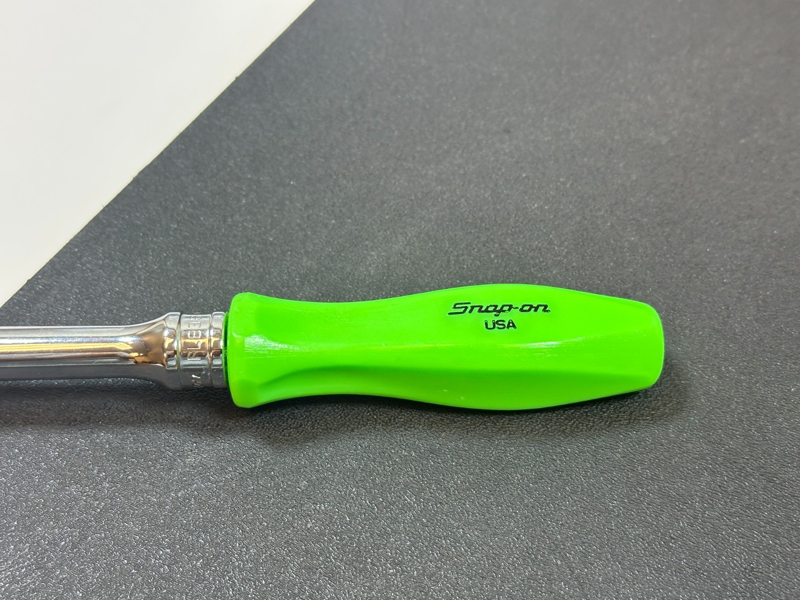 🇺🇸 Snap-on Tools USA FL836 3/8″ Drive LONG Green Hard Handle Ratchet
