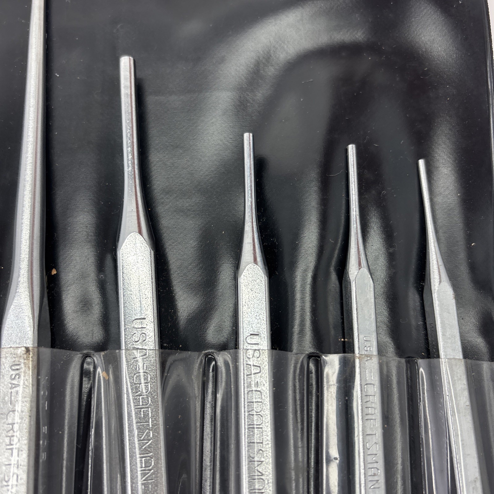 Craftsman 43032 Punch & Chisel Set 10 pc Set WF W/Org Pouch Complete + 42976 USA