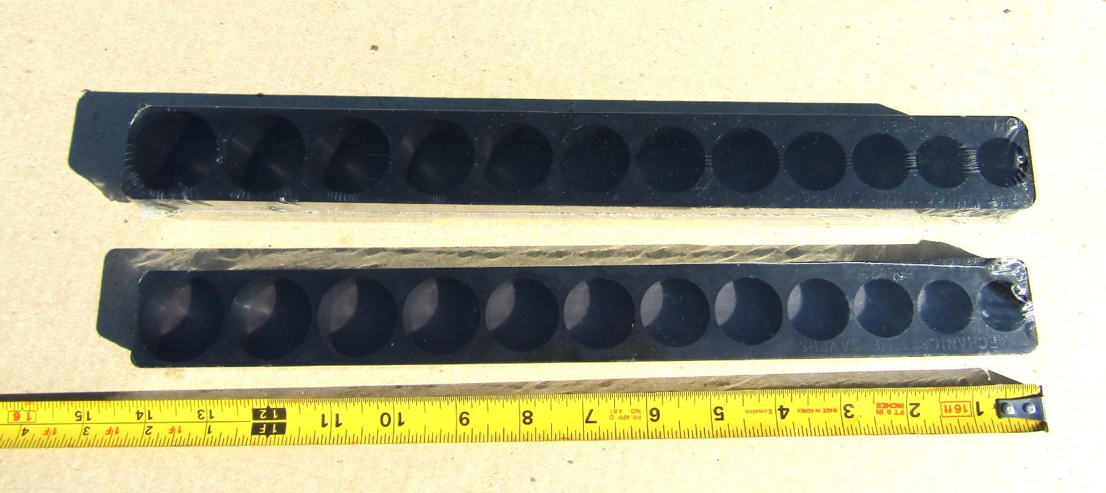 Lot of 2 Blue Point Magnetic Socket Holders – 3/8 Deep and shallow up to 1″