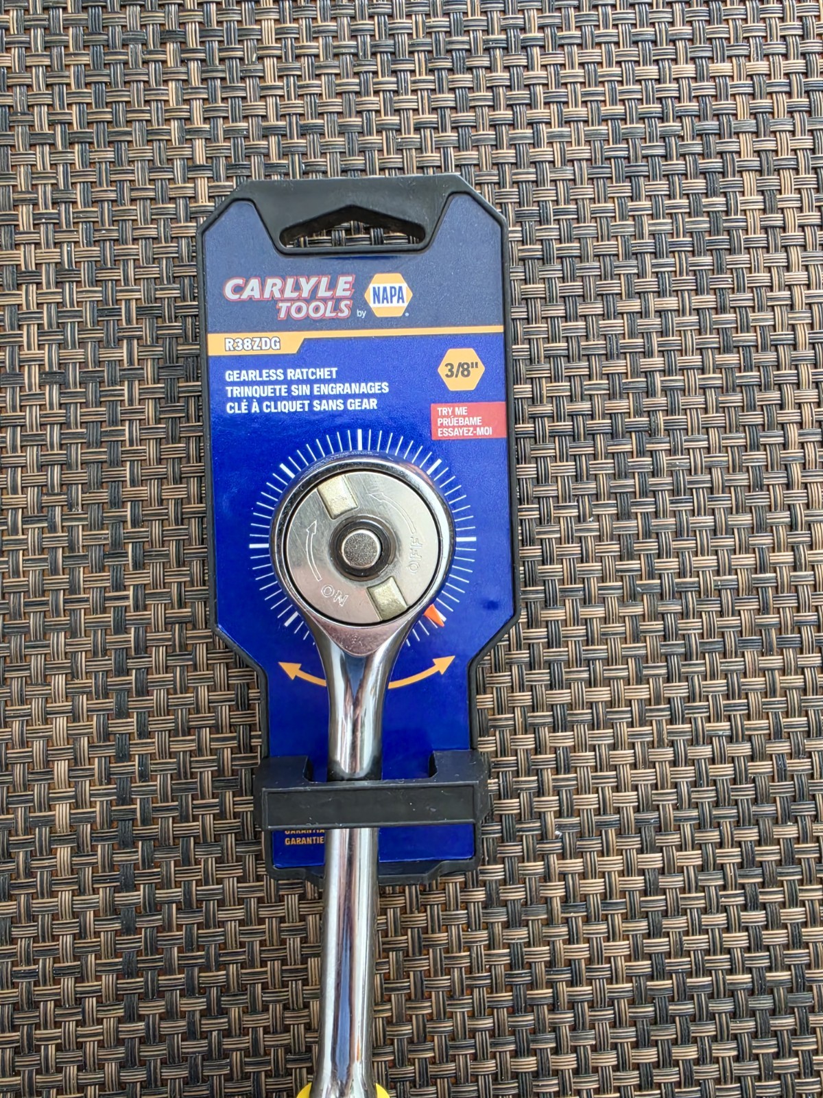 Napa Carlyle Tools 3/8″ Drive Zero Degree Gearless Ratchet R38ZDG BRAND NEW!