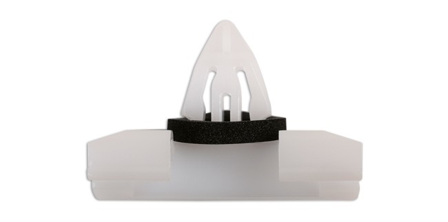 CONNECT 36341 Moulding Clip 50 Pieces White Nylon Trim Fixings Fits Land Rover