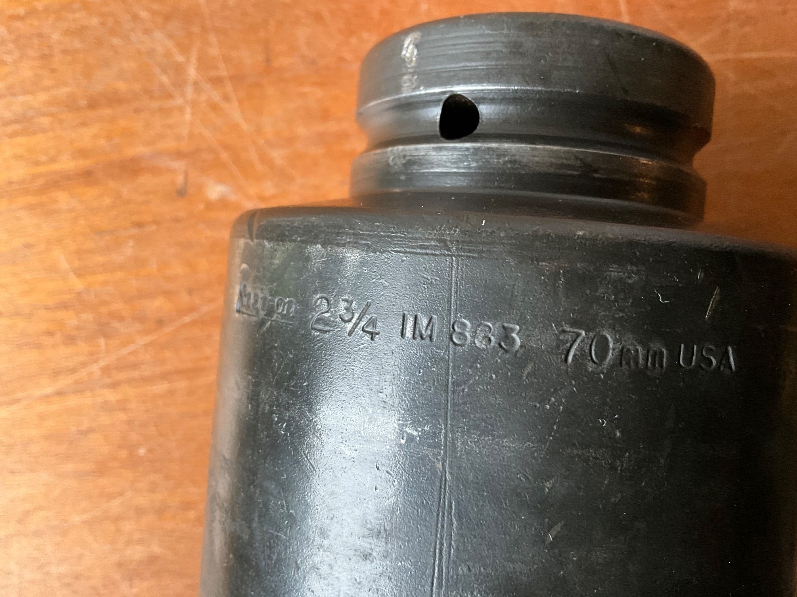 Large Snap On Tools 2 3/4″ Impact Socket 70mm 1″ drive Mechanic # im 883