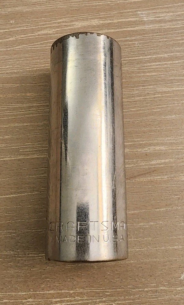 Craftsman 7/8″ Deep Well Socket 12 Point 1/2″ Drive V 47528