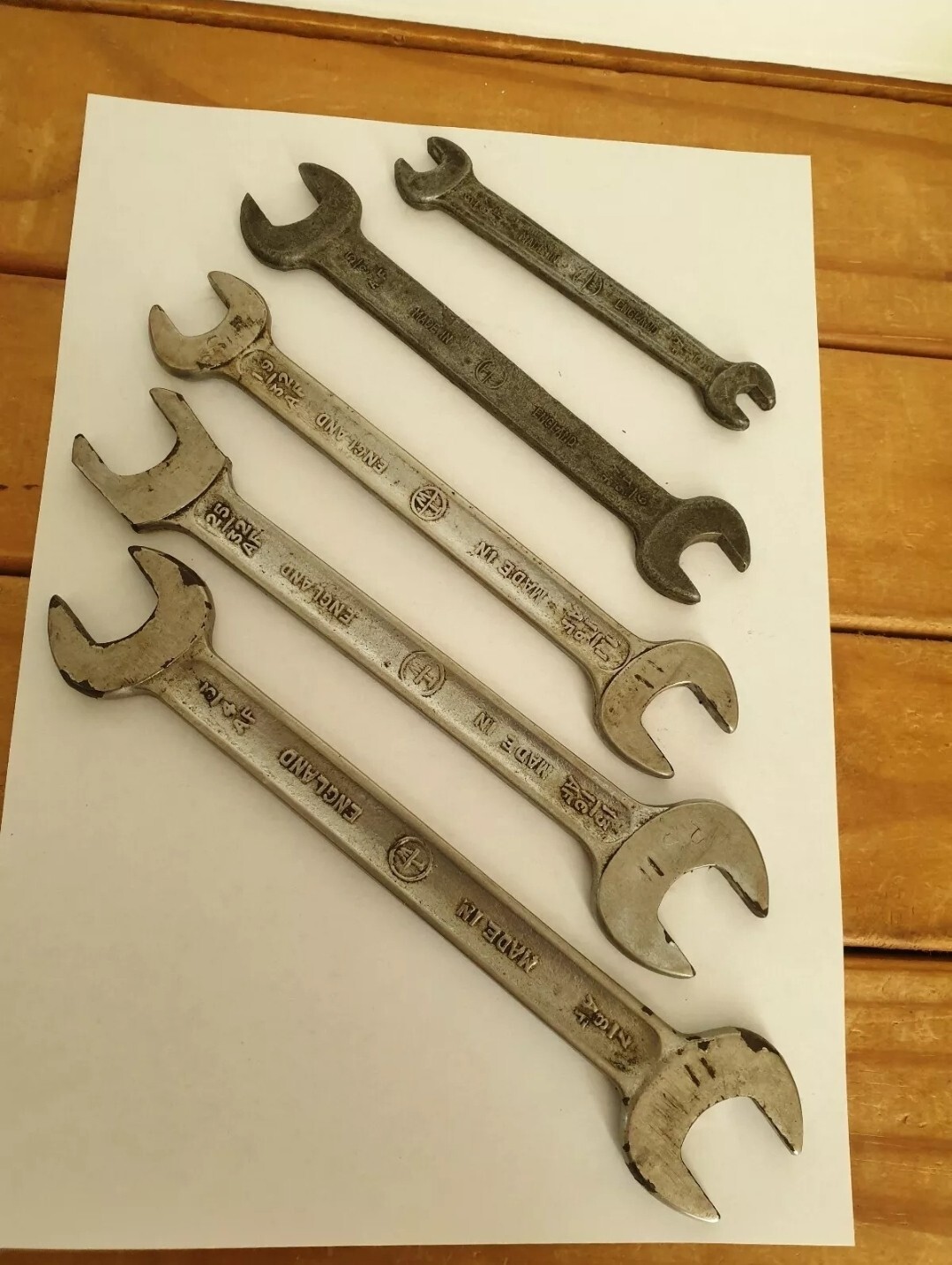 5 x AF Open end Spanners | Good used – See photos