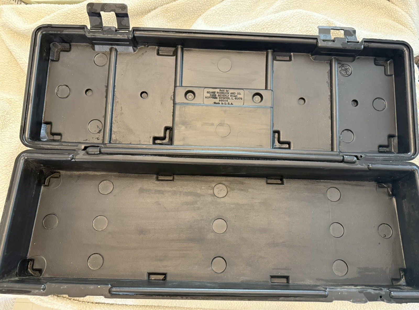 Sears Craftsman 25″ Heavy Duty Deluxe Truck Tool Box 9 65114 MADE IN USA Vintage