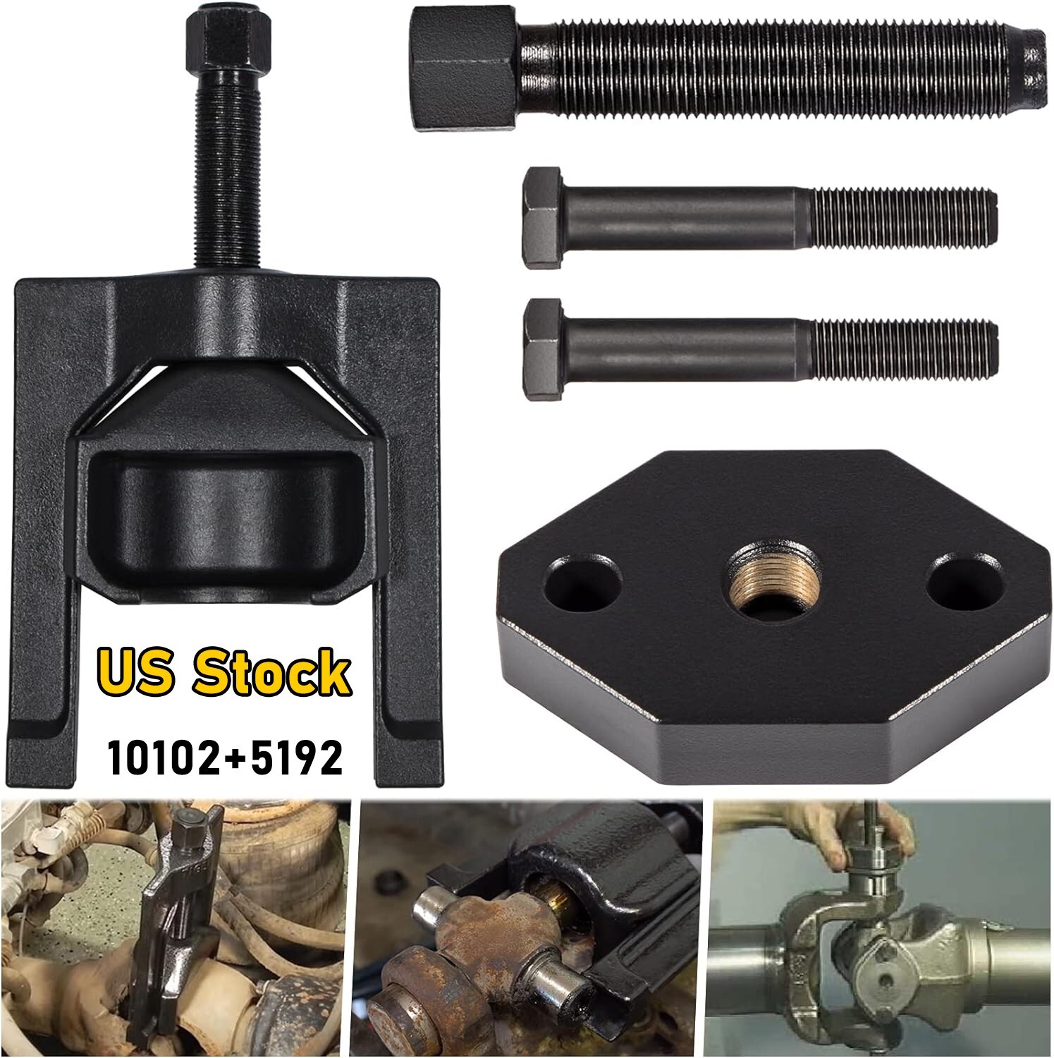 10102 Universal Heavy Duty U-Joint Puller Class 6-8 & 5192 Bearing Cup Installer