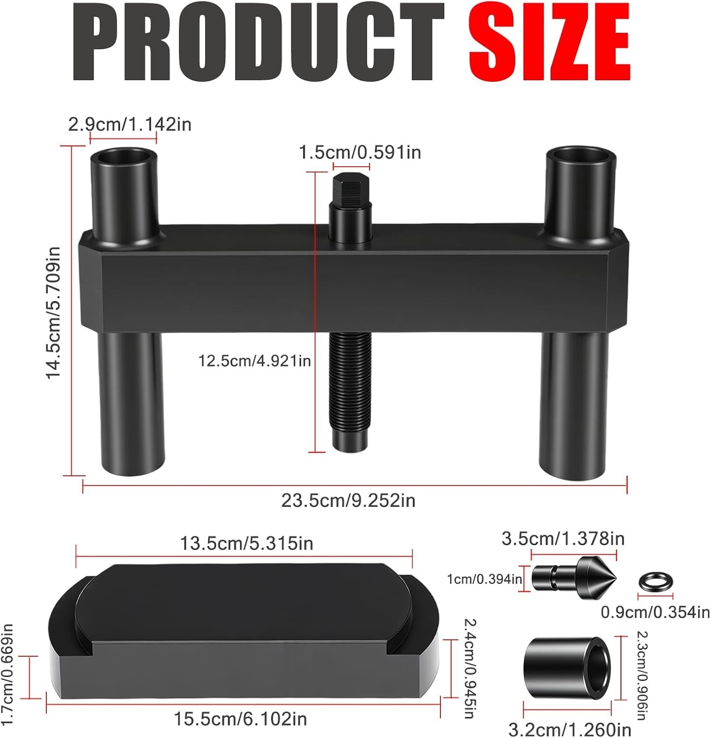 Cummins ISX X15 Cylinder Liner Press Installer Tool 3164606 Heavy Duty Steel