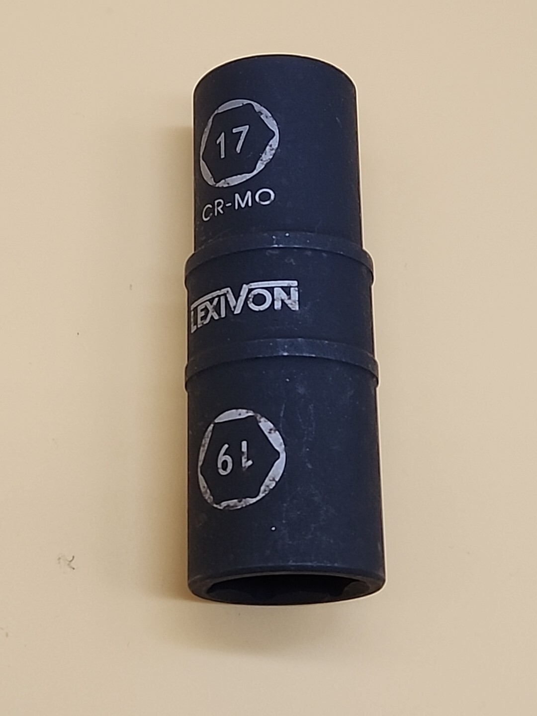 Impact Socket Set Lug Nut Flip Socket Design Metric Cr-Mo 17/19mm