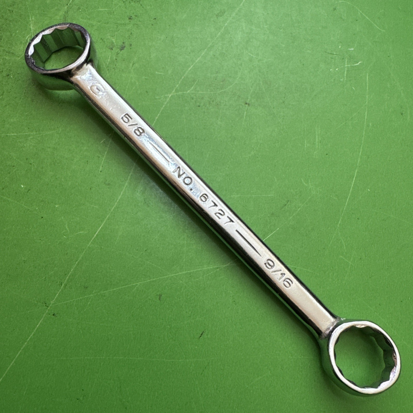 Armstong ARMALOY 12 Point 5/8″ x 9/16″ Full Polish Double Box End Wrench 6727