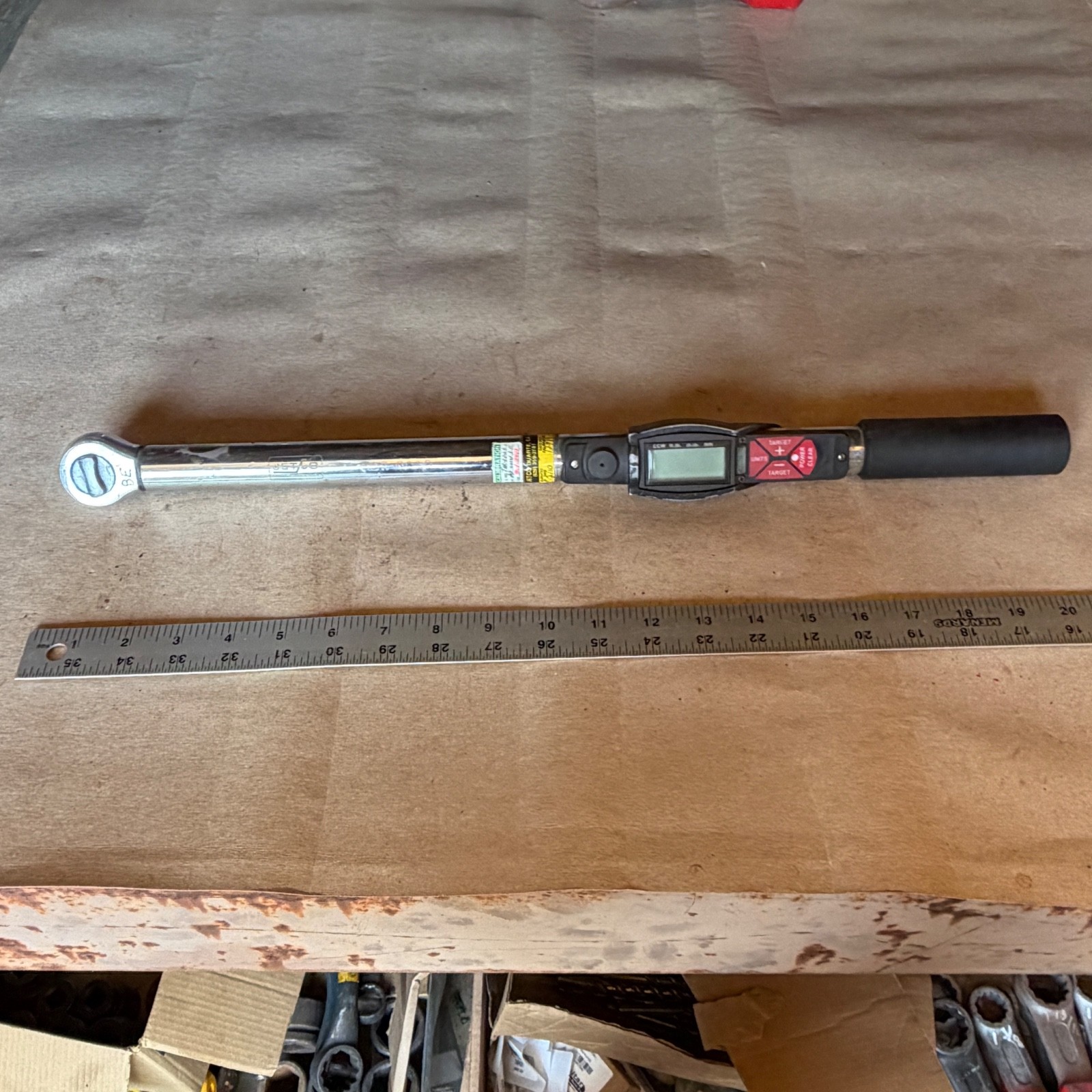 Jet Co Digital Torque Wrench 1/2″ Drive Electronic 1082835 no case 21” long