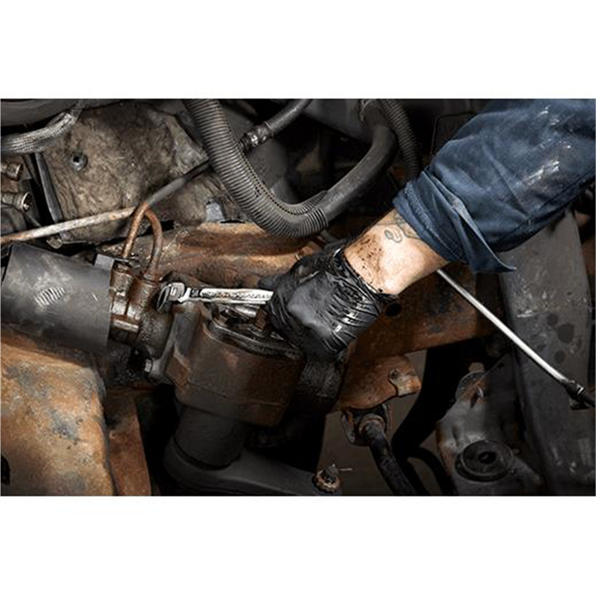 Milwaukee 48-22-9513 15pc Metric Flex Head Ratcheting Wrench Set, MAXBITE Grip