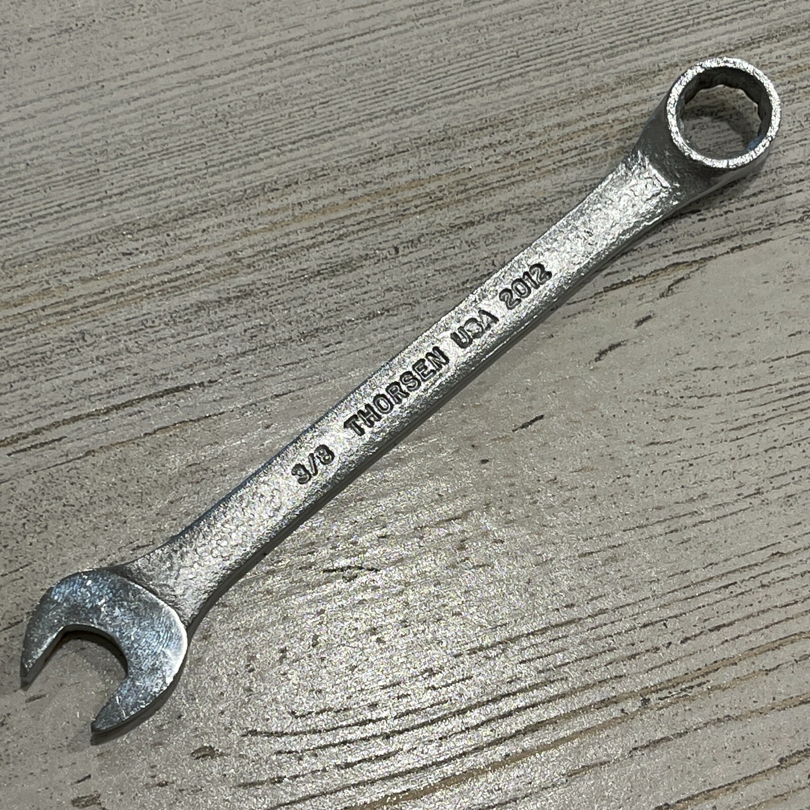 3/8″ THORSEN Combination End Wrench – Part Number 2012 12 Point NOS