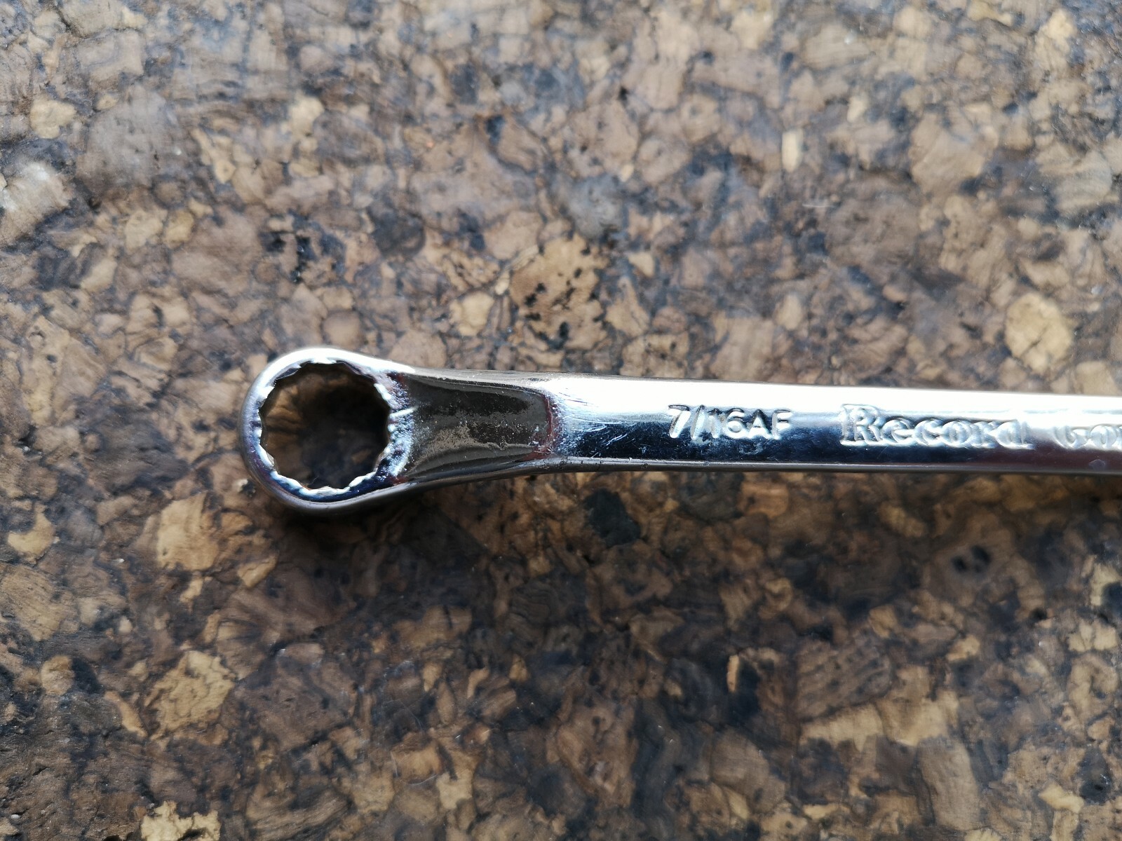 Record Gordon Spanner 7/16.3/8ring spanner