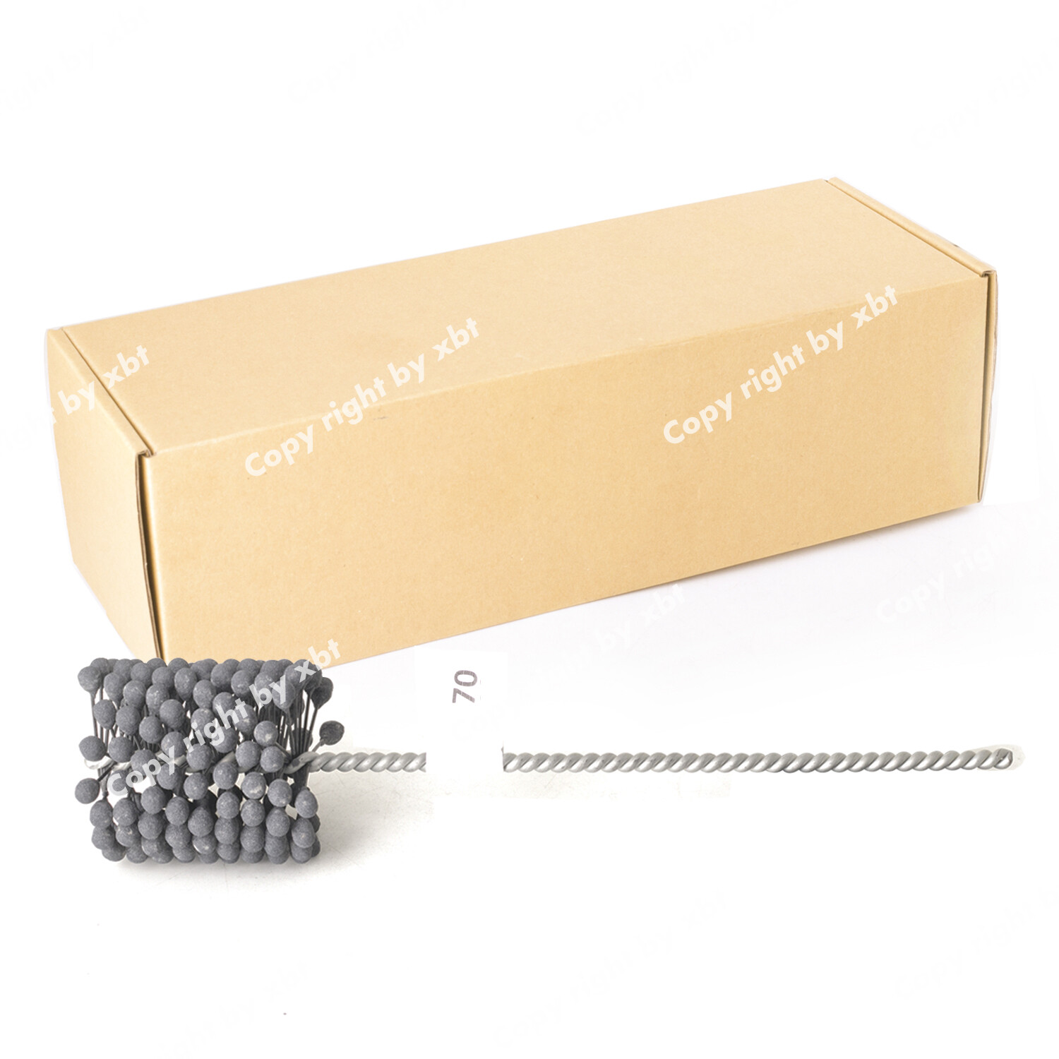 68mm-70mm Engine Flexible Cylinder Hone Silicon Ball Brush 240 Grit