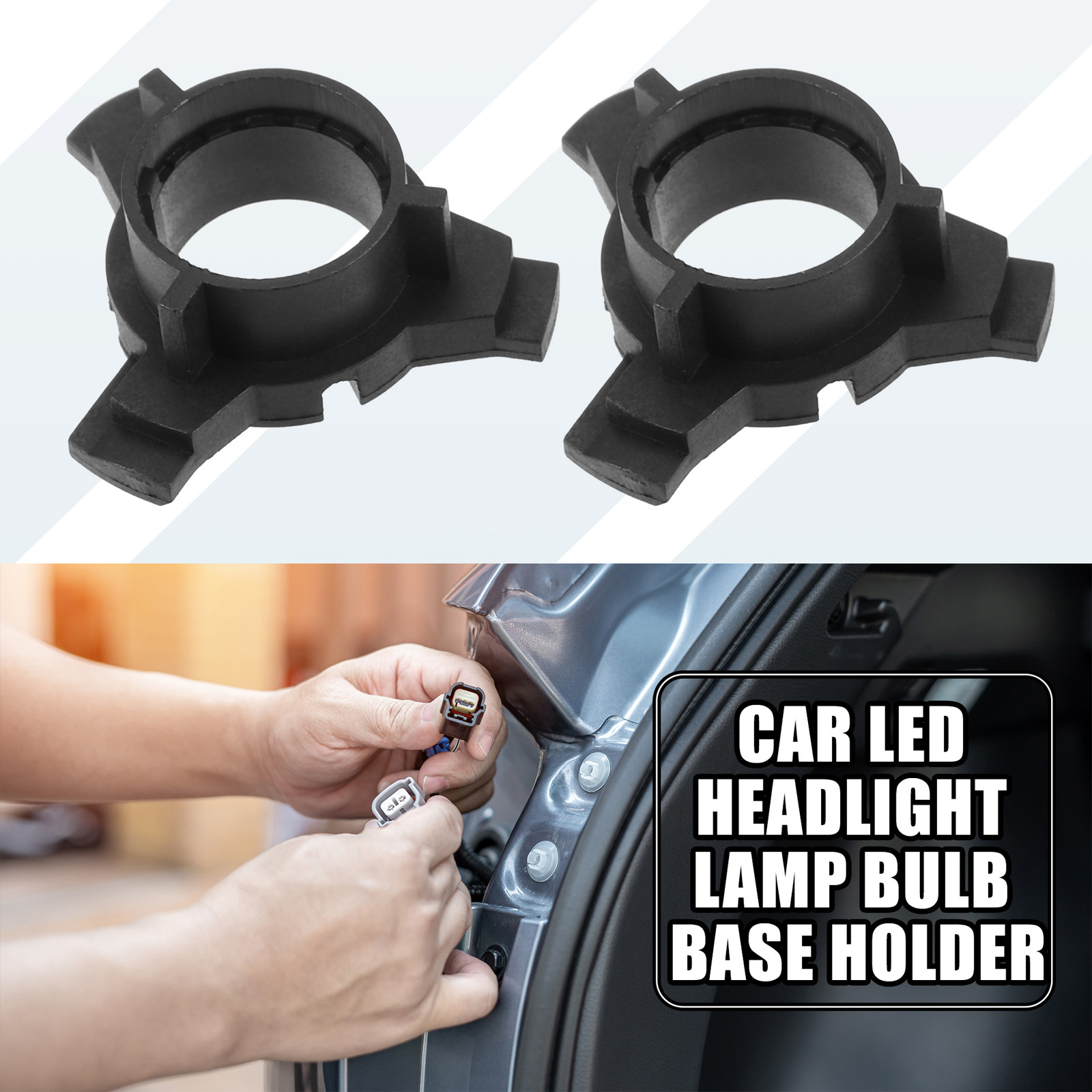 H7 Low Beam Car Led Headlight Lamp Bulb Base Holder for KIA K3 K4 K5 1 Pair