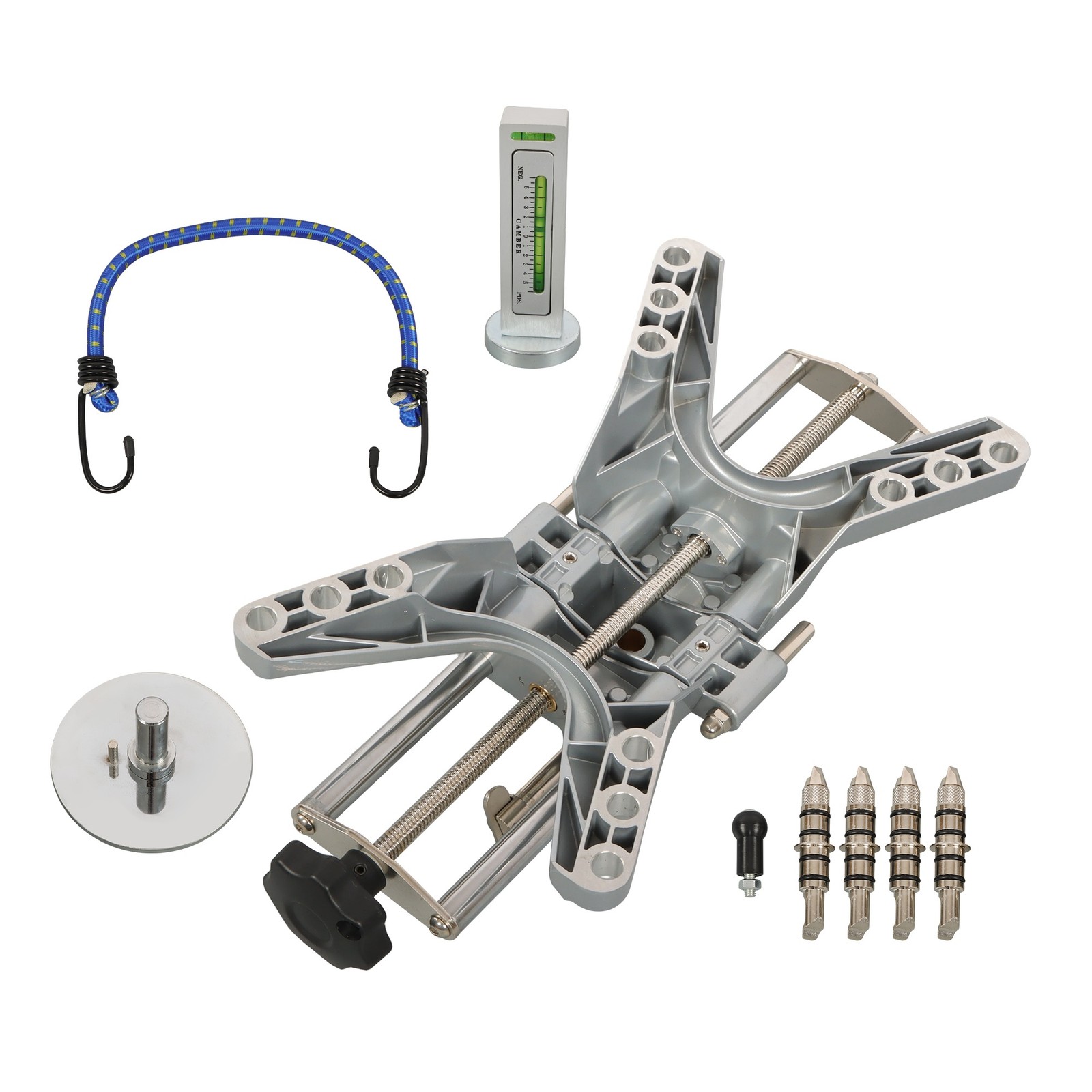 Wheel Alignment Rack Tool 3D DSP Wheel Clamp with Adapter for Magnetic Gauges
