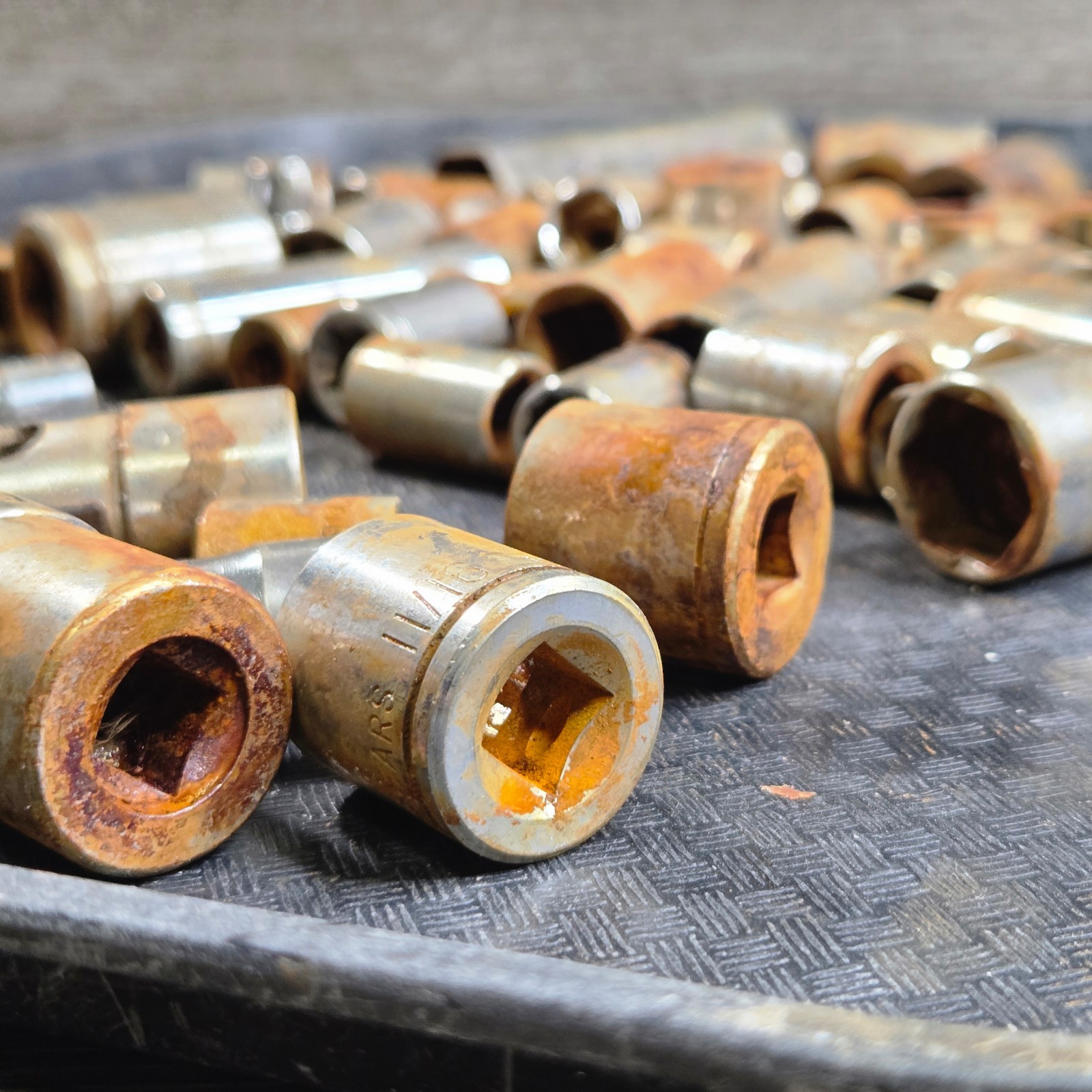 Bulk Socket Lot, 5+ lbs, Assorted Sizes, Taiwan Made, Mixed SAE & Metric Huge