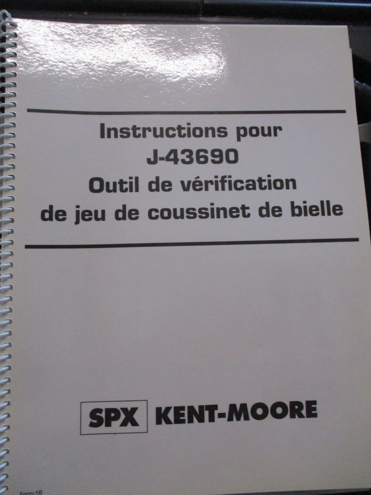 KENT MOORE TOOL J-43690-A ROD BEARING CLEARANCE CHECKING TOOL (INCOMPLETE)
