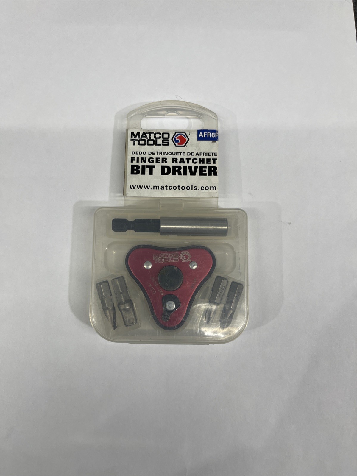 Matco Tools AFR6P Finger Ratchet Bit Driver