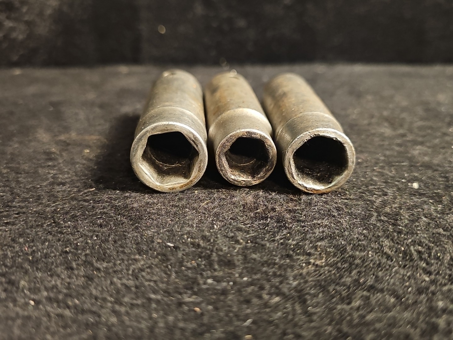 Vintage Lot Of 3 1/2″ Drive Snap On Sockets 6 Point, Sim200, Sim160, Sim180