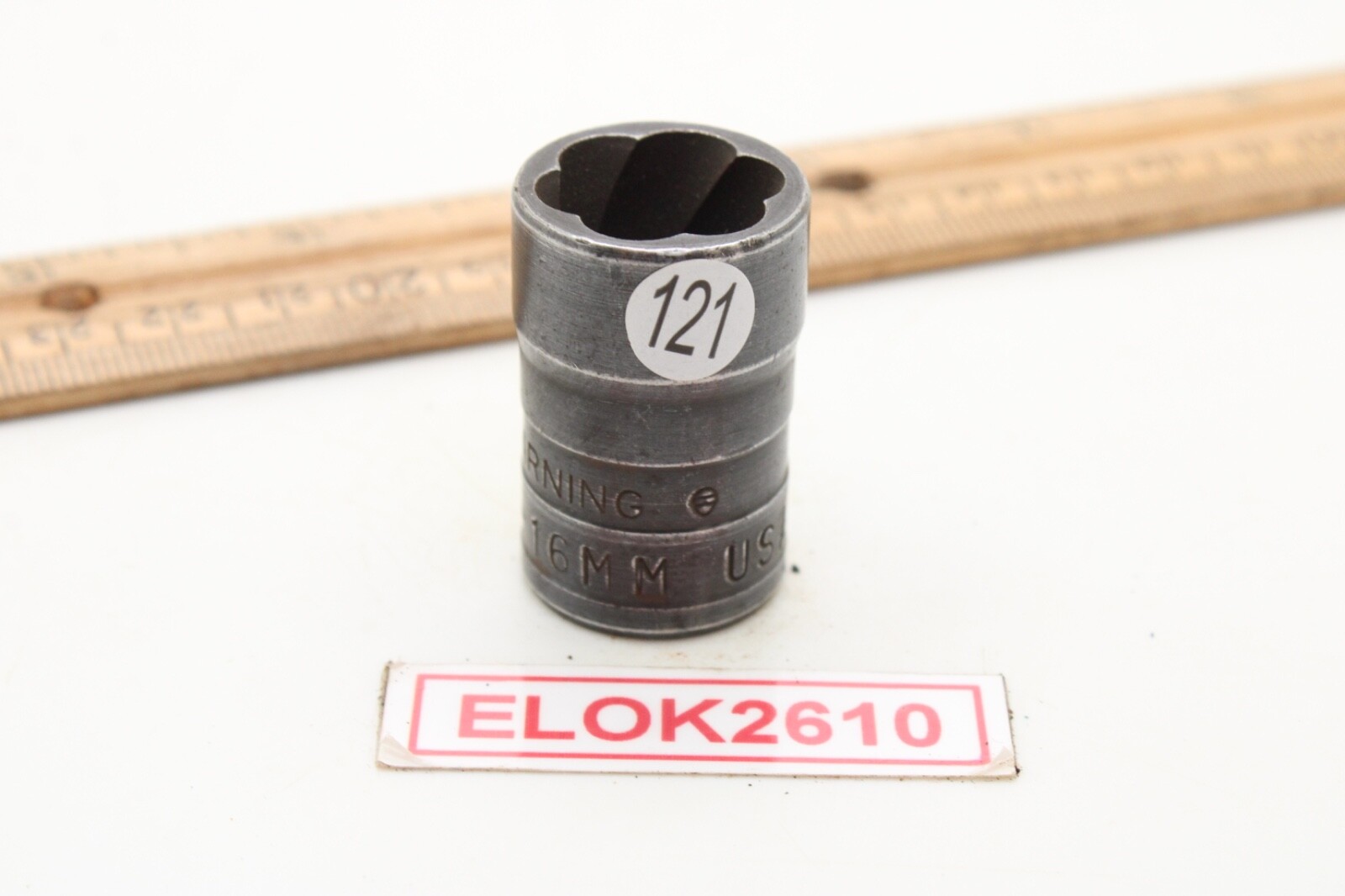 Unbranded 5/8 – 16mm 3/8”Drive Black Oxide SAE Twist Impact Socket USA