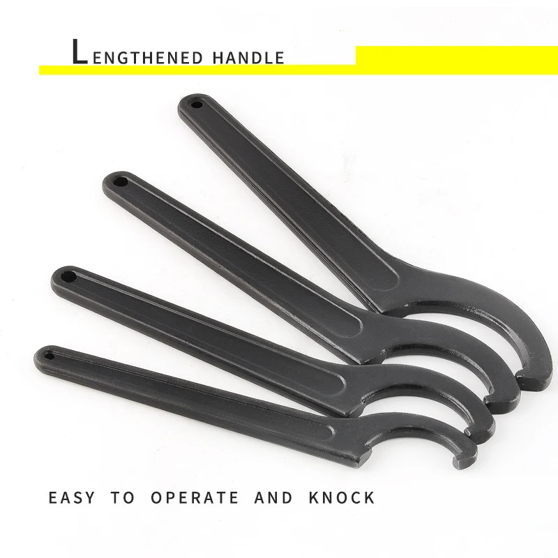 22-220mm Round Nut Half Moon Wrench – Adjustable Shock Absorber Wrench Set