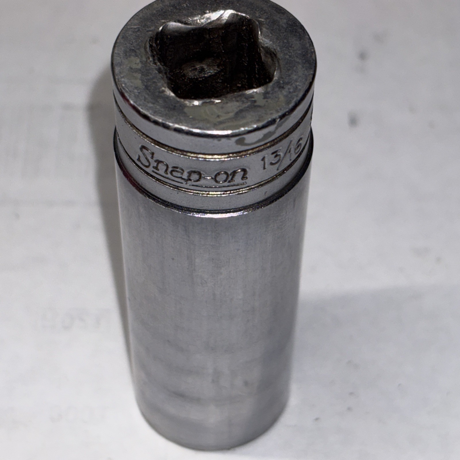 Vintage Snap-on USA 13/16″ 12 Point Deep Chrome Socket 1/2 Drive S261