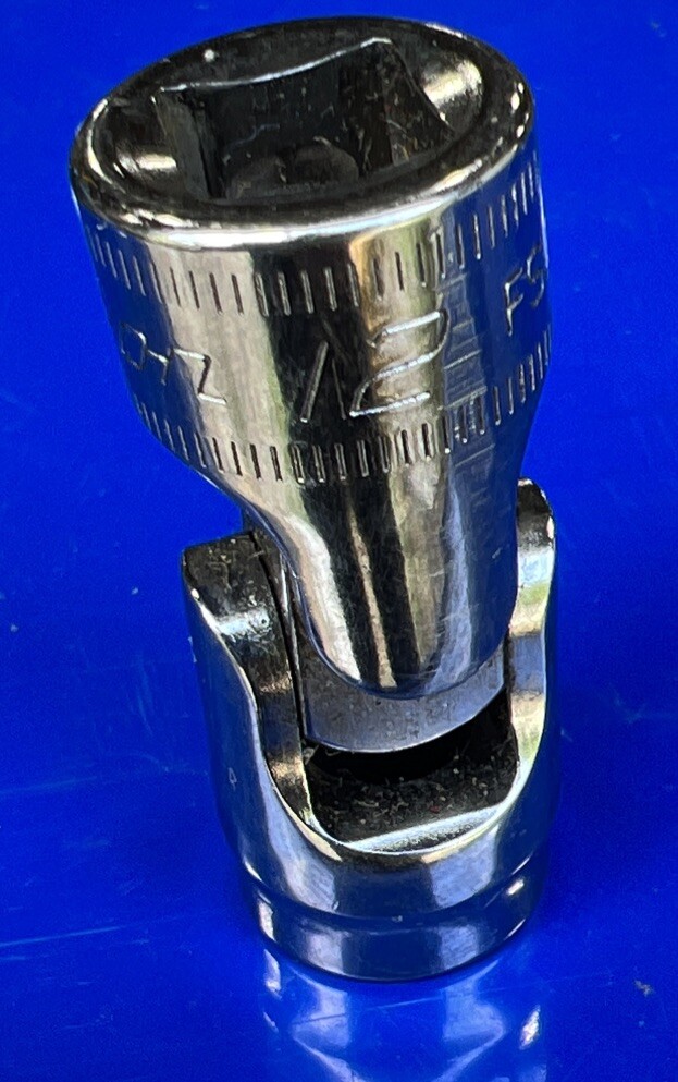 Snap On 3/8″ Drive 12mm Metric Shallow 6pt Swivel Socket FSUM12A USA NEW