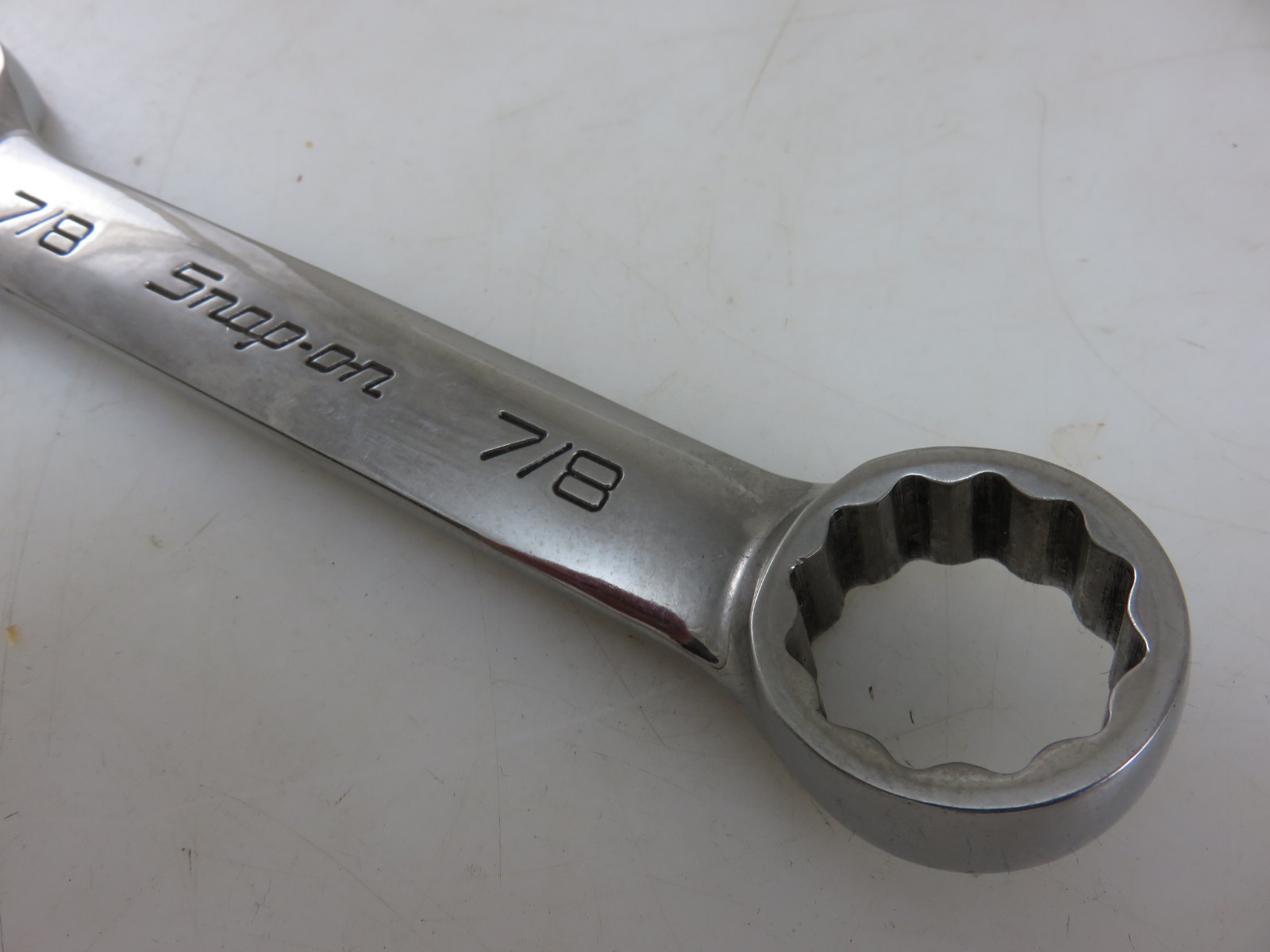 Snap-On OEX280B SHORT Combination Wrench 7/8″ 12pt