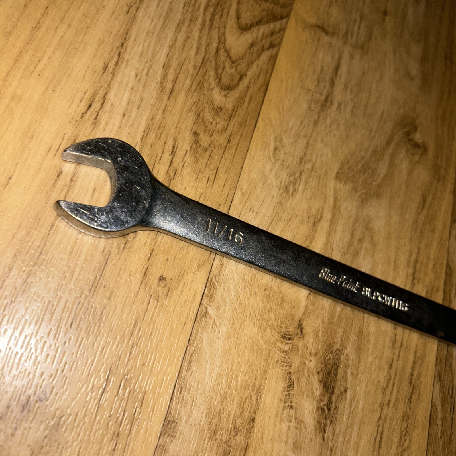 Blue Point Tools 11/16 SAE Combination Wrench BLPCW1116 12 Point Satin Finish